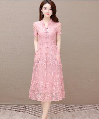 High-end cheongsam improved version of the dress son 2022 new summer expensive lady foreign temperament