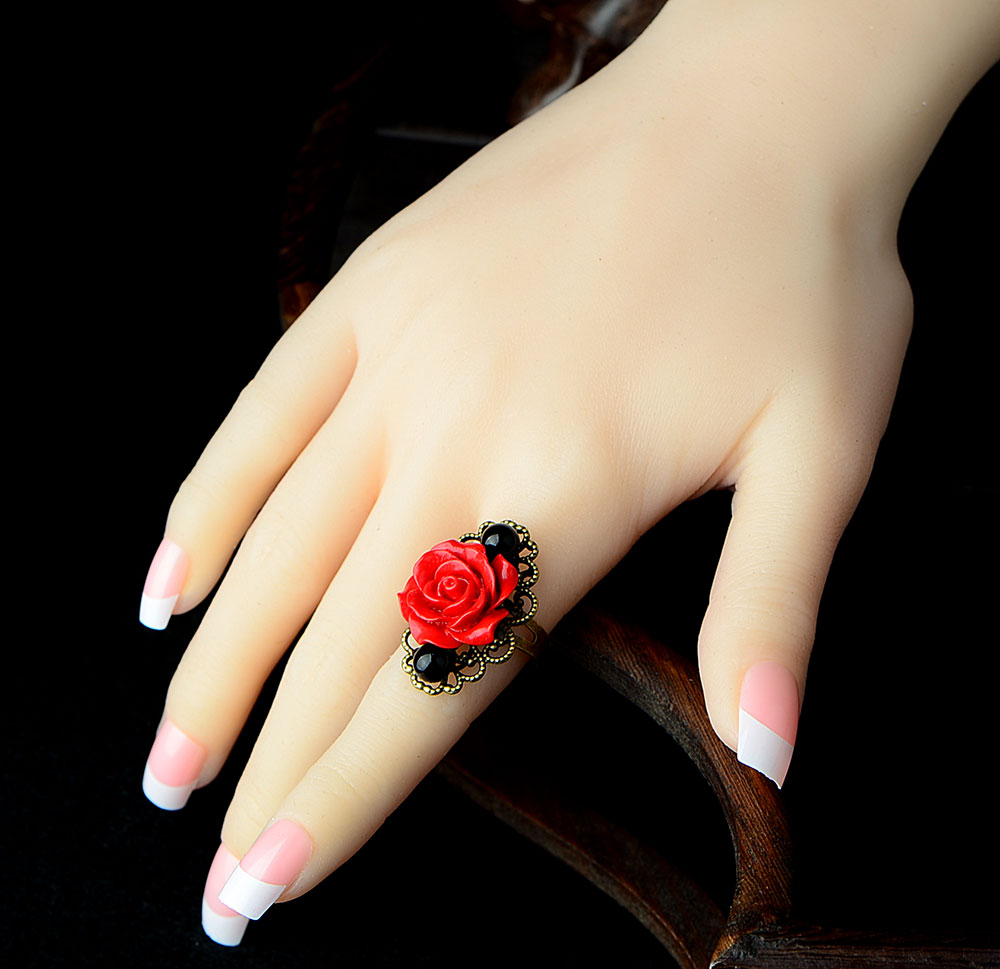 Chinese style retro style ring fashionable personality jewelry index finger adjustable ethnic style ring female jewelry