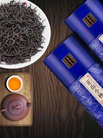 Zhengshan King Jin Junmei Red tea Super grade new tea Wuyi Mountain spring tea Tongmu guan bulk Jin Junmei tea 500g