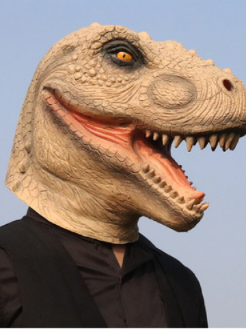 Leopard face mask lion tiger head cover net red animal funny sand sculpture COS Halloween South mountain King mask