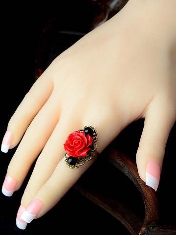Chinese style retro style ring fashionable personality jewelry index finger adjustable ethnic style ring female jewelry