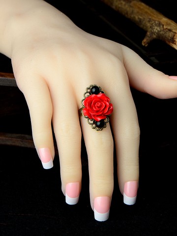 Chinese style retro style ring fashionable personality jewelry index finger adjustable ethnic style ring female jewelry