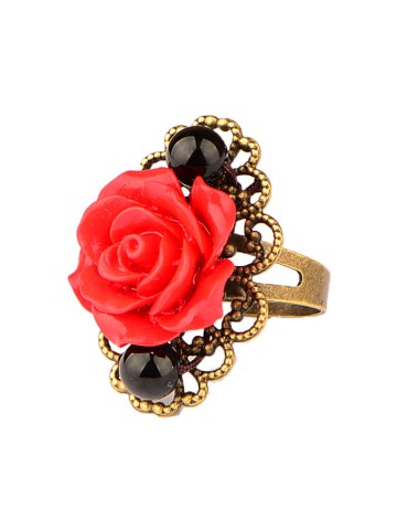 Chinese style retro style ring fashionable personality jewelry index finger adjustable ethnic style ring female jewelry